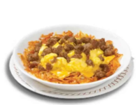 SAUSAGE EGG & CHEESE HASHBROWN BOWL