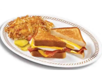 TEXAS BREAKFAST MELT with HASHBROWNS