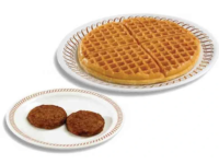 WAFFLE with a SIDE OF MEAT
