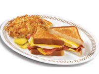 TEXAS BREAKFAST MELT with HASHBROWNS